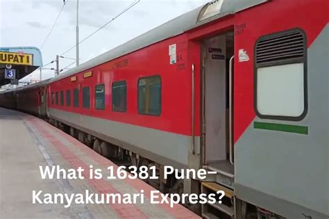 16381 - 16381 Kanyakumari Exp Train Running Status.